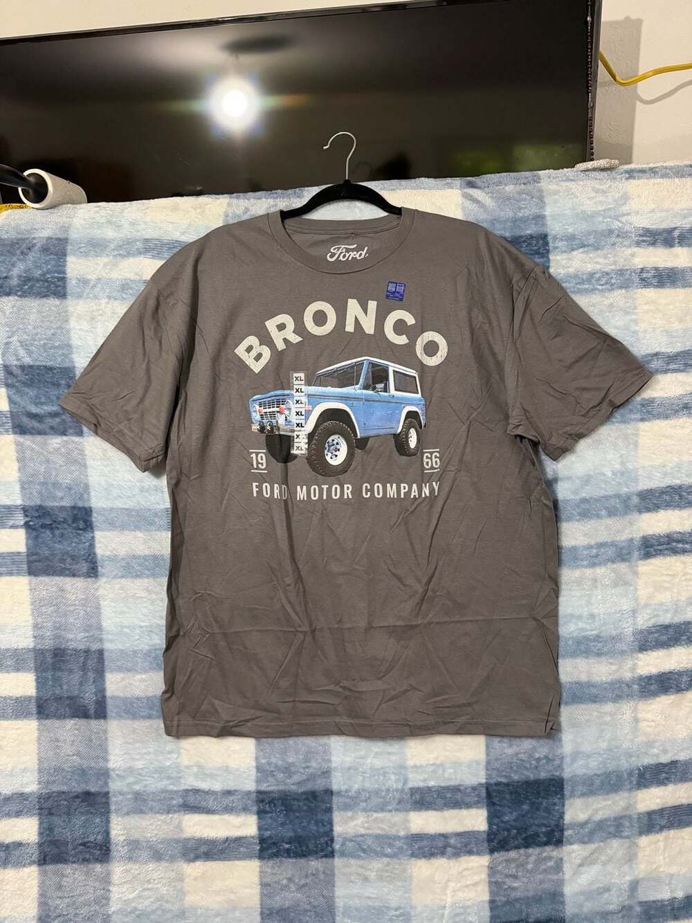 Ford Bronco 1966 Graphic T-Shirt Charcoal